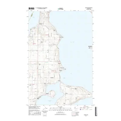 2017 Map of Vashon, 2017 Print