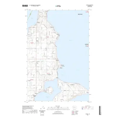 2020 Map of Vashon, 2020 Print