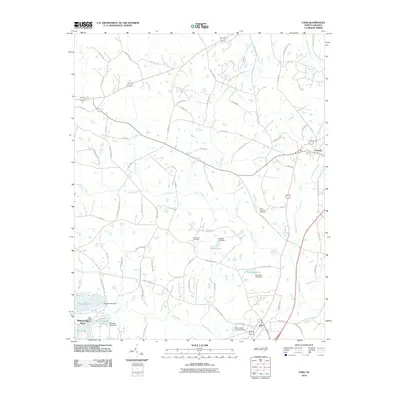 2010 Map of Vass, 2010 Print