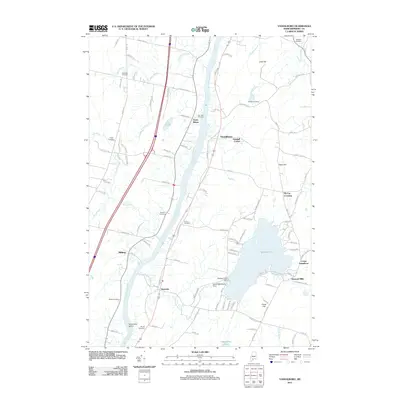 2011 Map of Vassalboro, 2011 Print