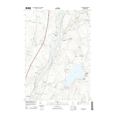 2014 Map of Vassalboro, 2014 Print