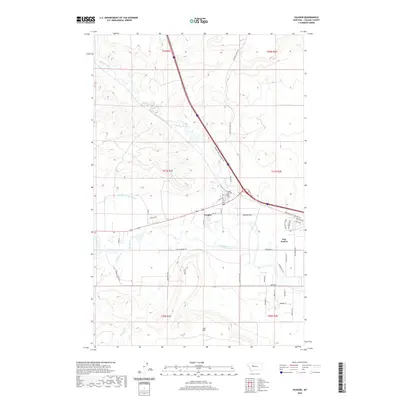 2020 Map of Vaughn, 2020 Print