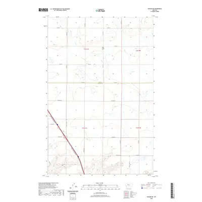 2020 Map of Vaughn NE, 2020 Print
