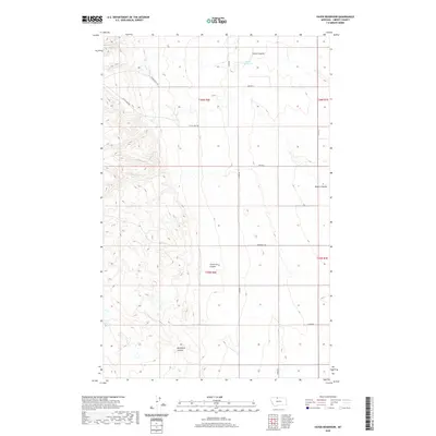 2020 Map of Vaver Reservoir, 2020 Print