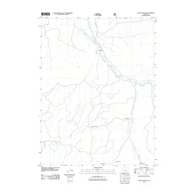 2011 Map of Veatch Gulch, 2011 Print