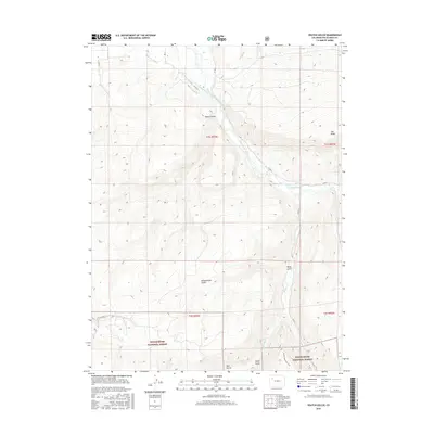 2016 Map of Veatch Gulch, 2016 Print
