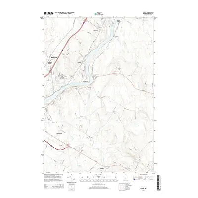2014 Map of Veazie, 2014 Print