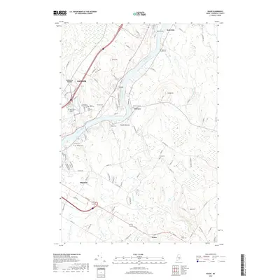 2018 Map of Veazie, 2018 Print