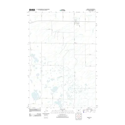 2012 Map of Veblen, 2012 Print