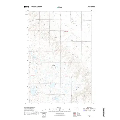2017 Map of Veblen, 2017 Print