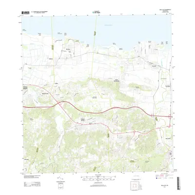 2013 Map of Vega Alta, 2013 Print