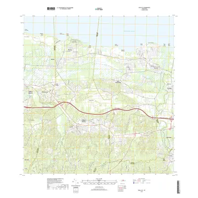 2018 Map of Vega Alta, 2018 Print