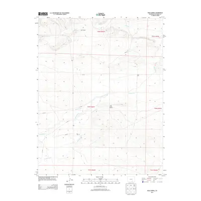 2013 Map of Vega Corral, 2013 Print