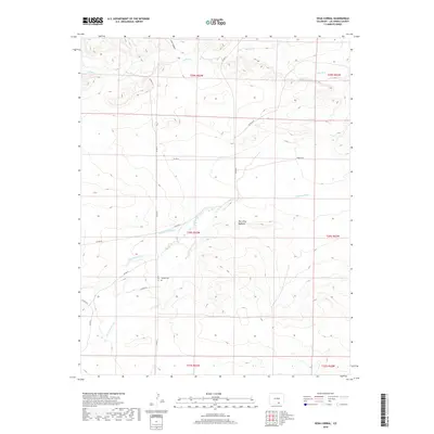 2019 Map of Vega Corral, 2019 Print