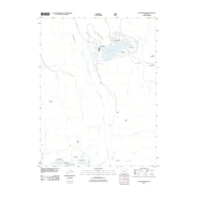 2011 Map of Vega Reservoir, 2011 Print
