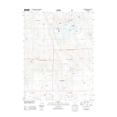 2013 Map of Vega Reservoir, 2013 Print
