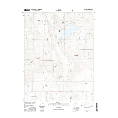 2016 Map of Vega Reservoir, 2016 Print