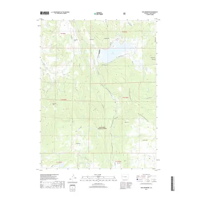 2019 Map of Vega Reservoir, 2019 Print