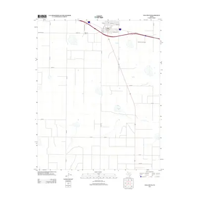 2012 Map of Vega South, 2012 Print