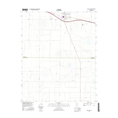 2016 Map of Vega South, 2016 Print