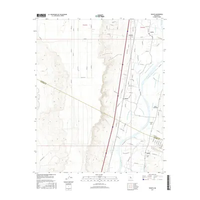 2017 Map of Veguita, 2017 Print