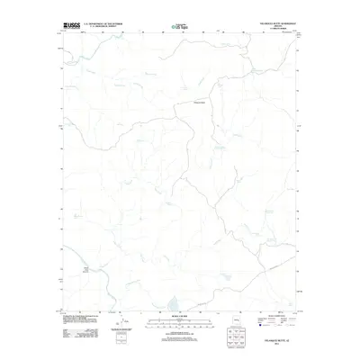 2011 Map of Velasquez Butte, 2011 Print