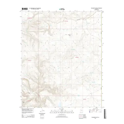 2014 Map of Velasquez Butte, 2014 Print