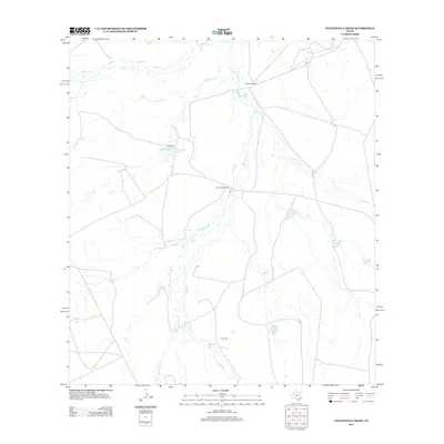 2013 Map of Velenzuela Creek, 2013 Print
