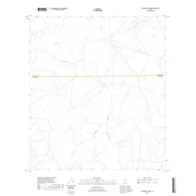 2019 Map of Velenzuela Creek, 2019 Print