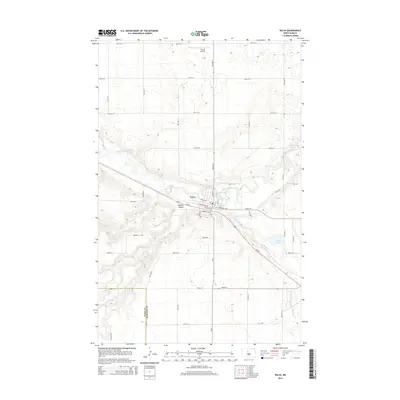2014 Map of Velva, 2014 Print