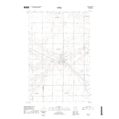 2017 Map of Velva, 2017 Print
