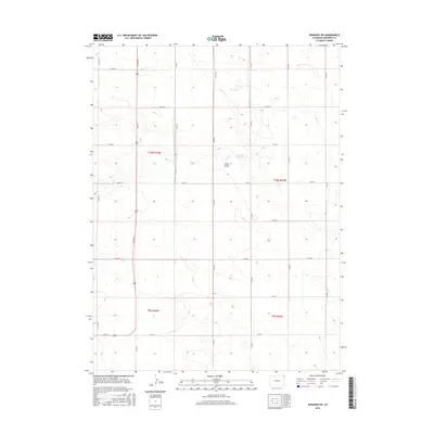 2016 Map of Venango SW, 2016 Print
