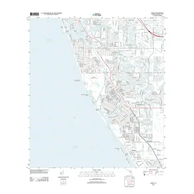 2012 Map of Venice, 2012 Print