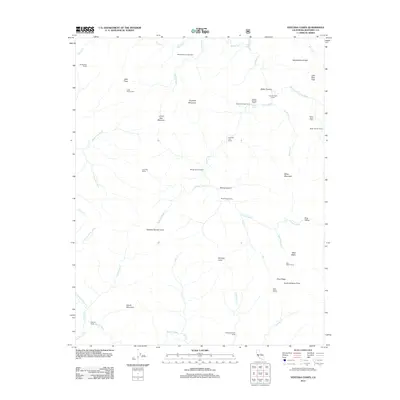 2012 Map of Ventana Cones, 2012 Print