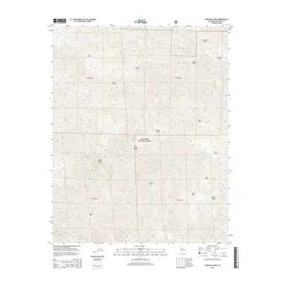 2015 Map of Ventana Cones, 2015 Print