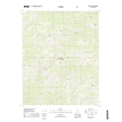 2018 Map of Ventana Cones, 2018 Print
