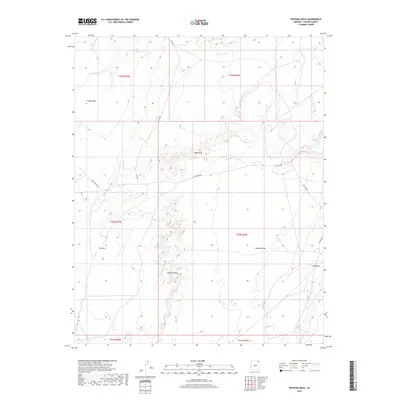 2018 Map of Ventana Mesa, 2018 Print