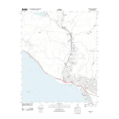 2012 Map of Ventura, 2012 Print