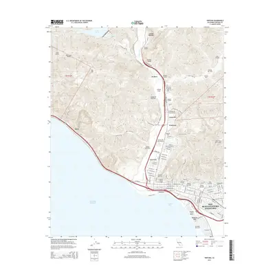 2015 Map of Ventura, 2015 Print