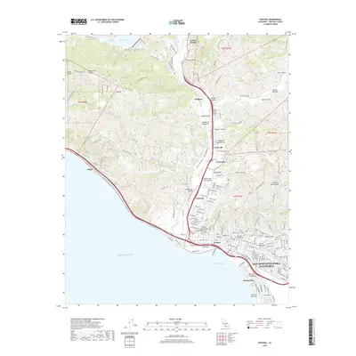 2018 Map of Ventura, 2018 Print