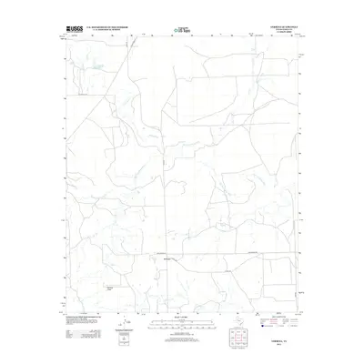2012 Map of Verbena, 2012 Print