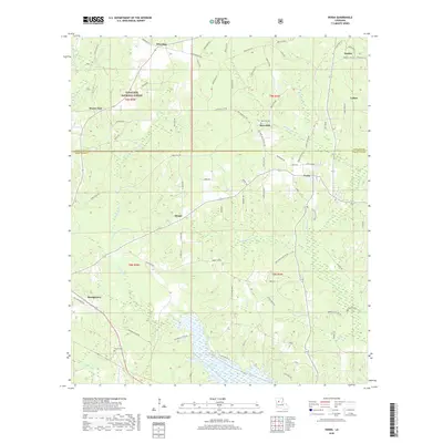 2020 Map of Verda, 2020 Print