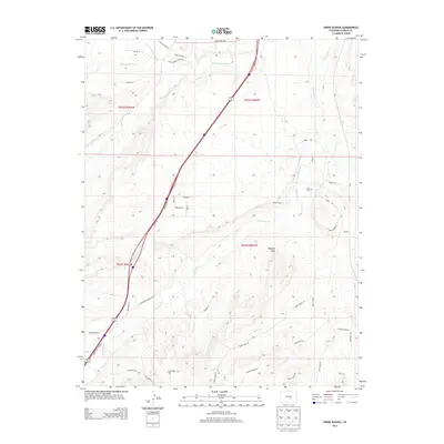 2013 Map of Verde School, 2013 Print