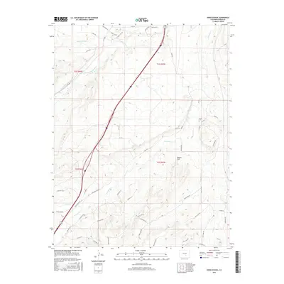 2016 Map of Verde School, 2016 Print