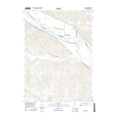 2014 Map of Verdel, 2014 Print