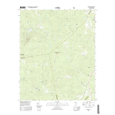 2017 Map of Verdery, 2017 Print