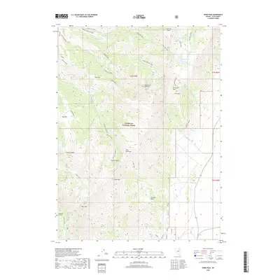 2018 Map of Verdi Peak, 2018 Print