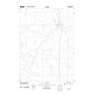 2011 Map of Verdigre, 2011 Print