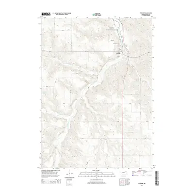 2014 Map of Verdigre, 2014 Print