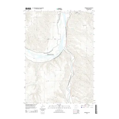 2014 Map of Verdigre NE, 2014 Print